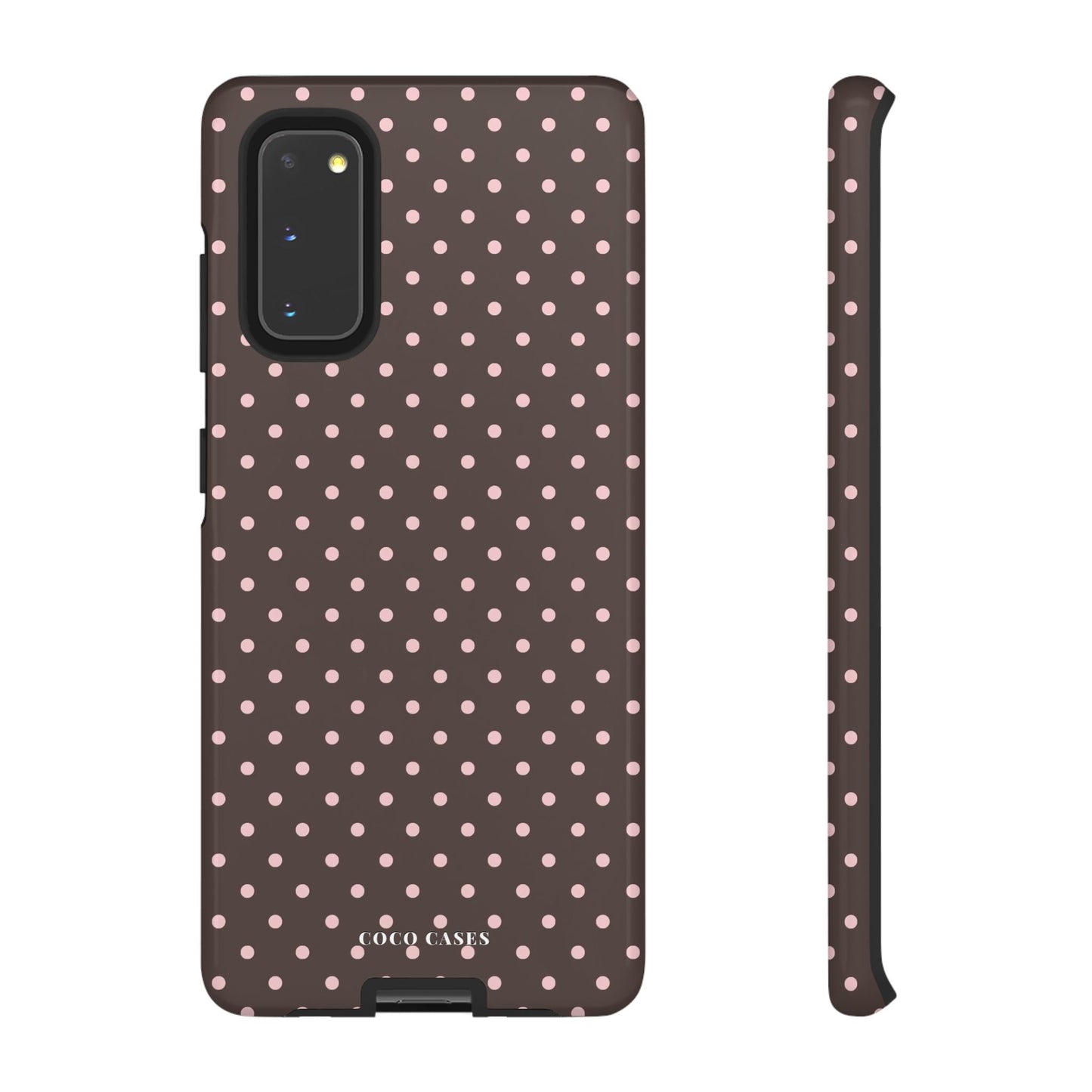 Brown Polka Dot Samsung Case
