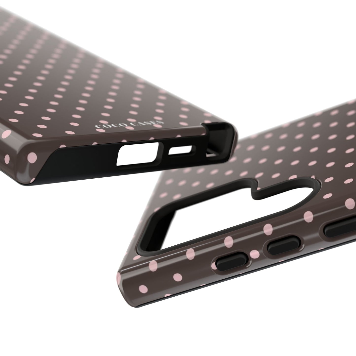 Brown Polka Dot Samsung Case