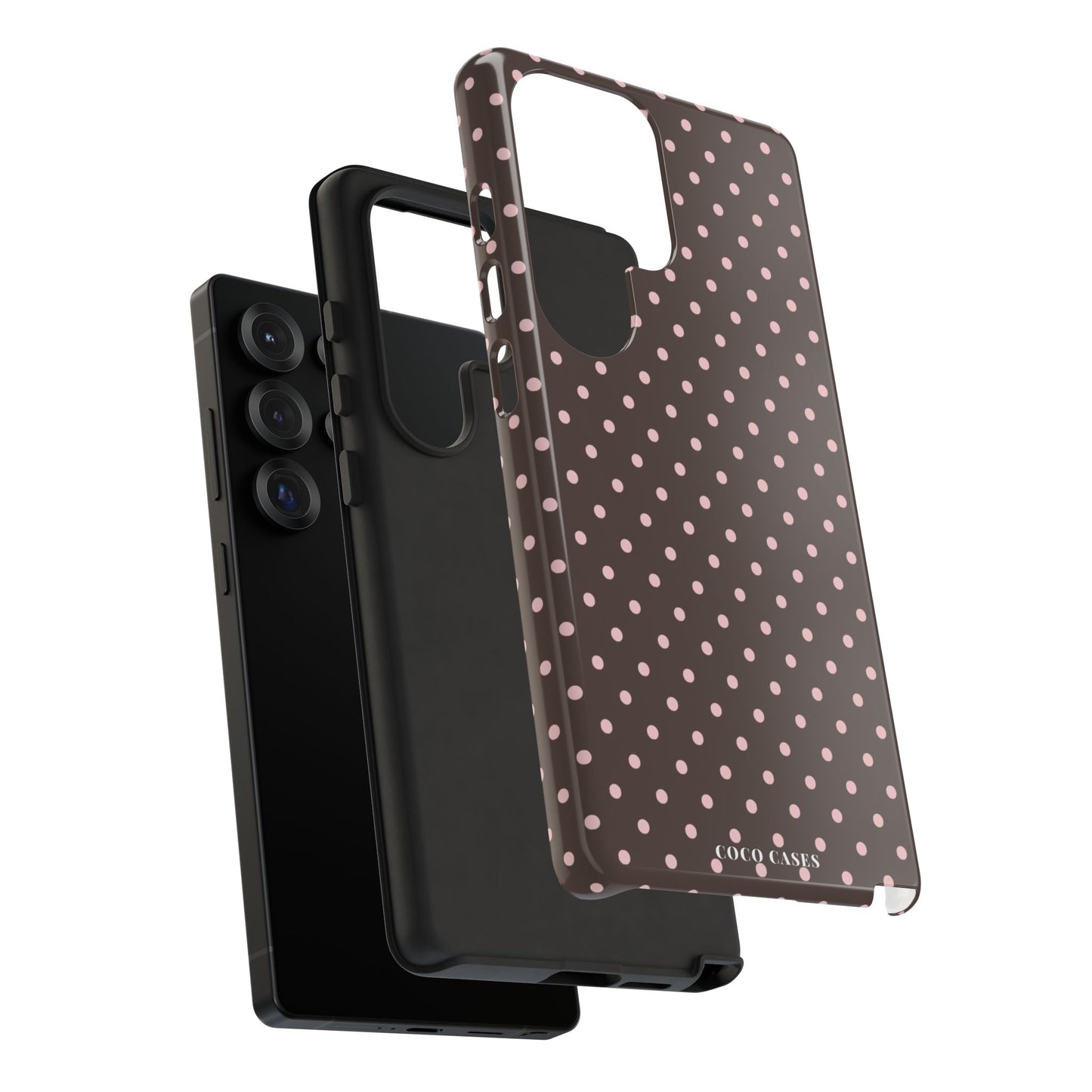 Brown Polka Dot Samsung Case