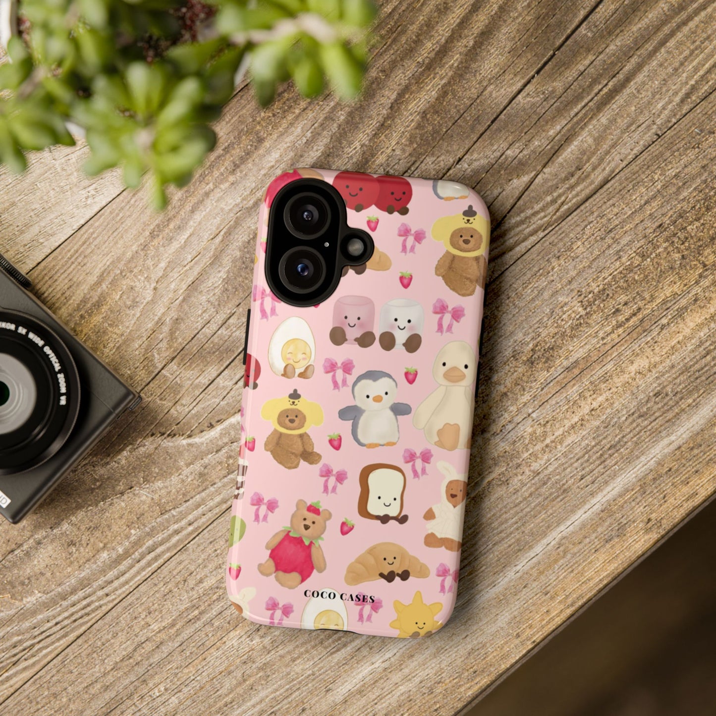 Pink Teddies iPhone Case