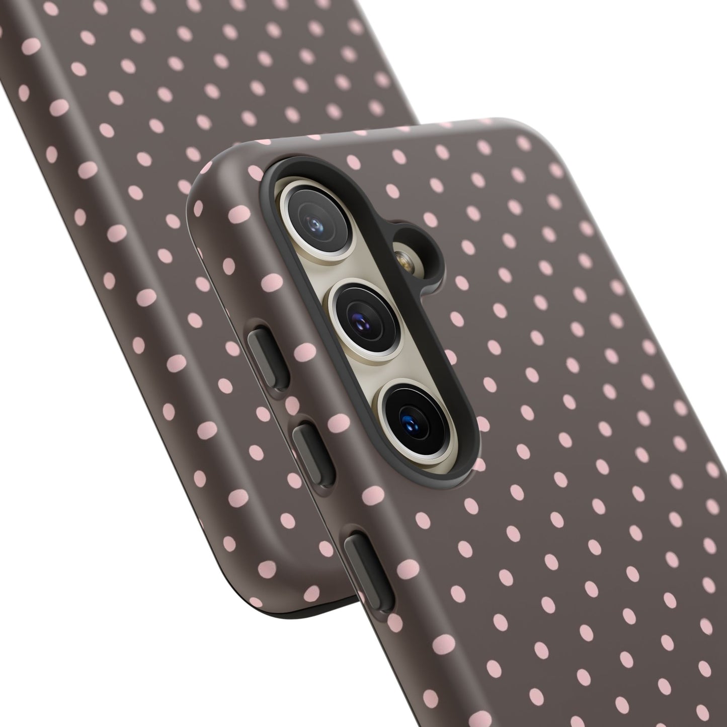 Brown Polka Dot Samsung Case