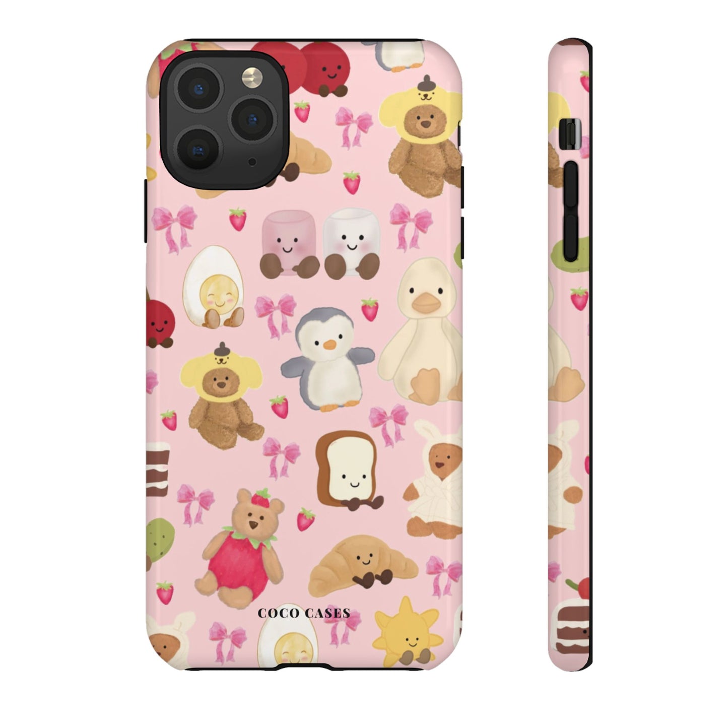 Pink Teddies iPhone Case