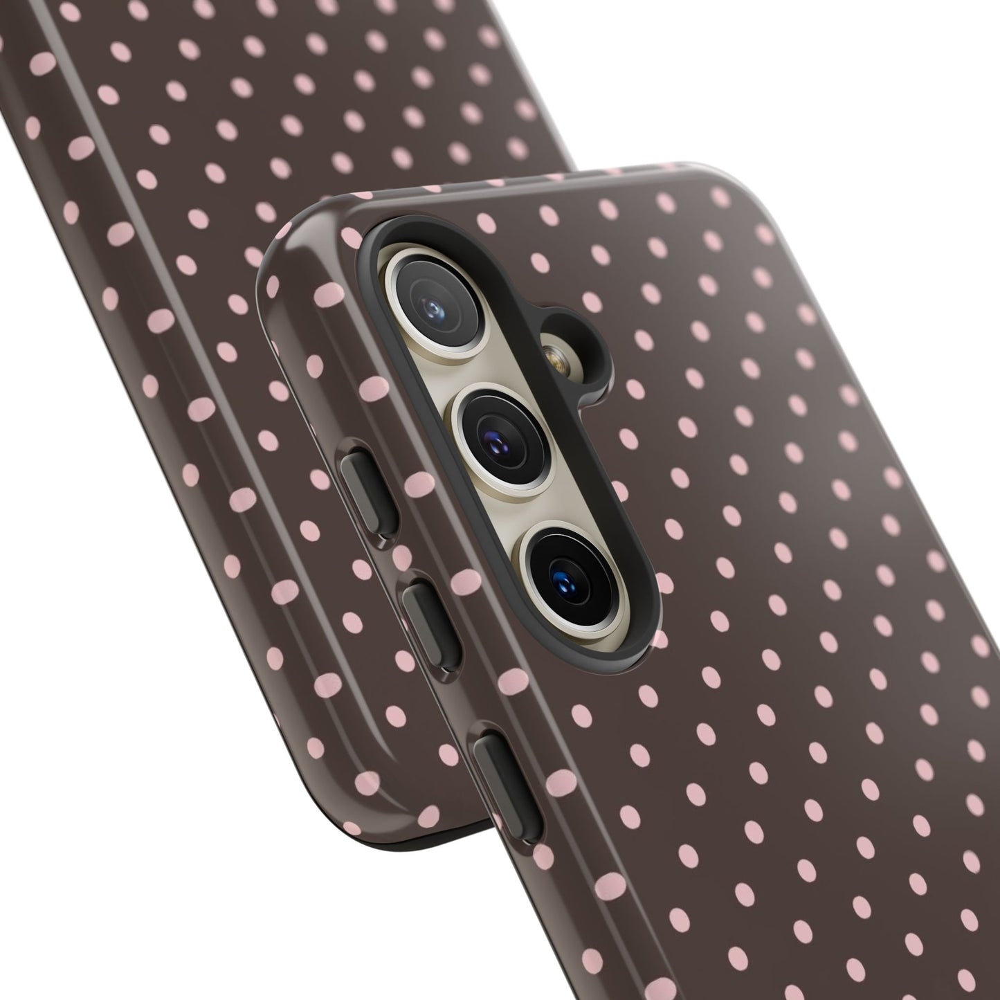 Brown Polka Dot Samsung Case