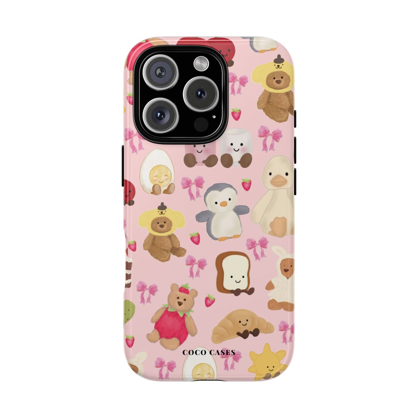 Pink Teddies iPhone Case