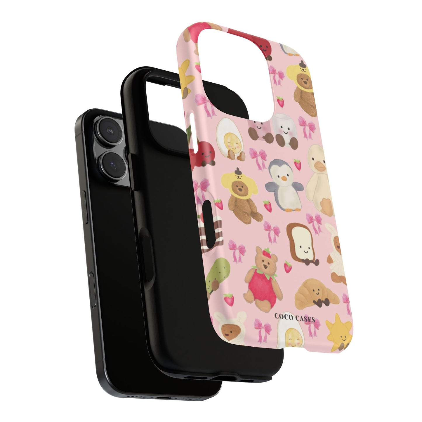 Pink Teddies iPhone Case