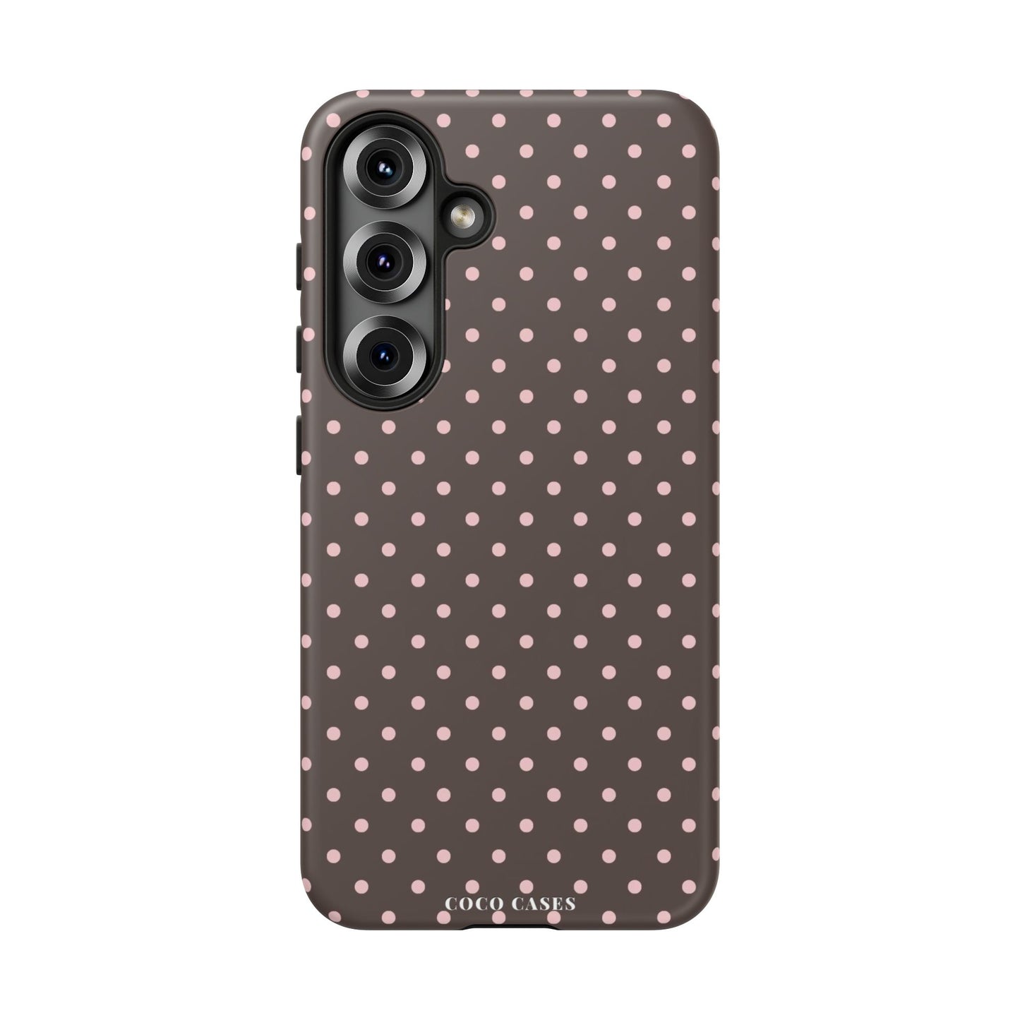 Brown Polka Dot Samsung Case