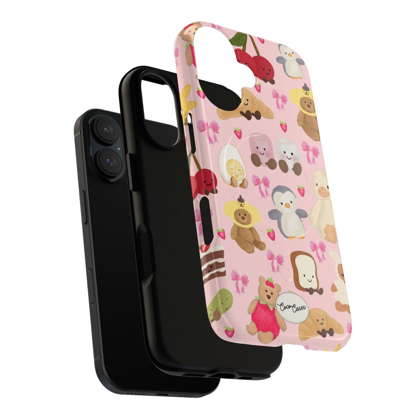 Strawberry Teddies Magsafe iPhone Case