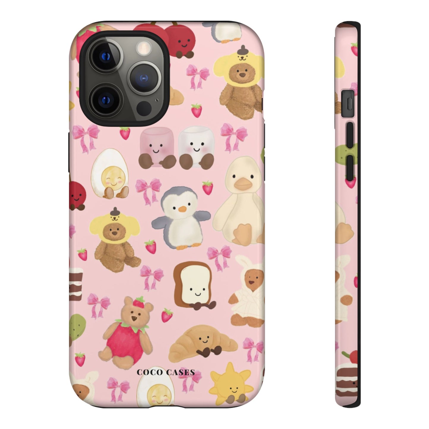 Pink Teddies iPhone Case