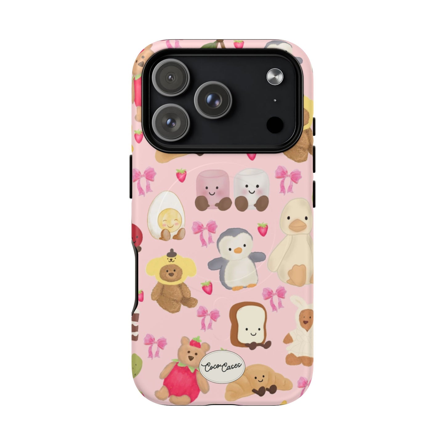 Strawberry Teddies Magsafe iPhone Case