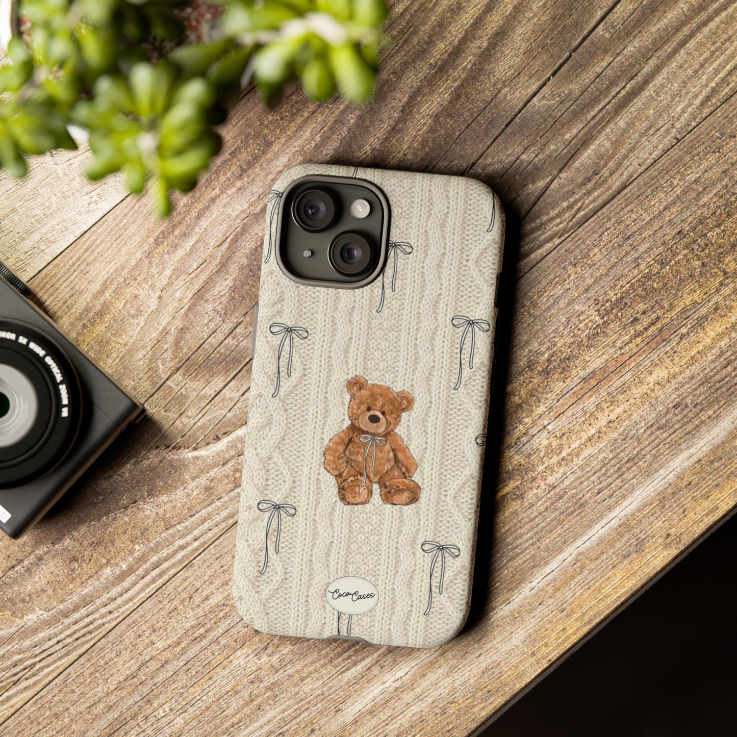 Little Bow Bear iPhone Case