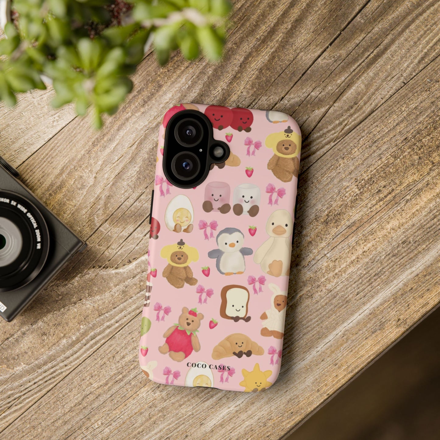 Pink Teddies iPhone Case