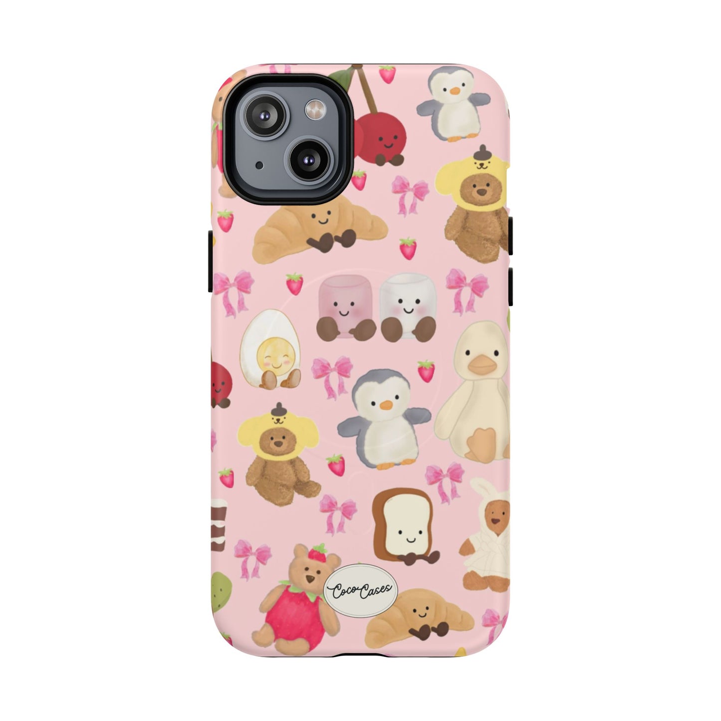 Strawberry Teddies Magsafe iPhone Case