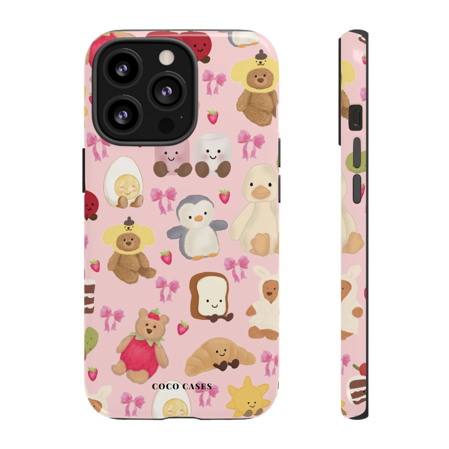 Pink Teddies iPhone Case