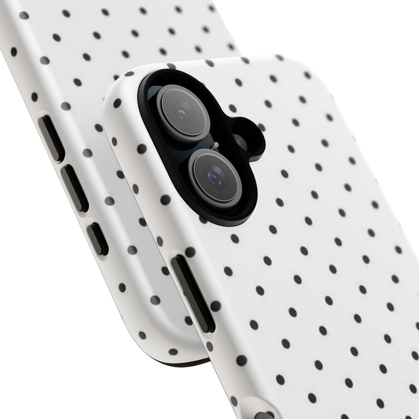 White Polka Dot iPhone Case