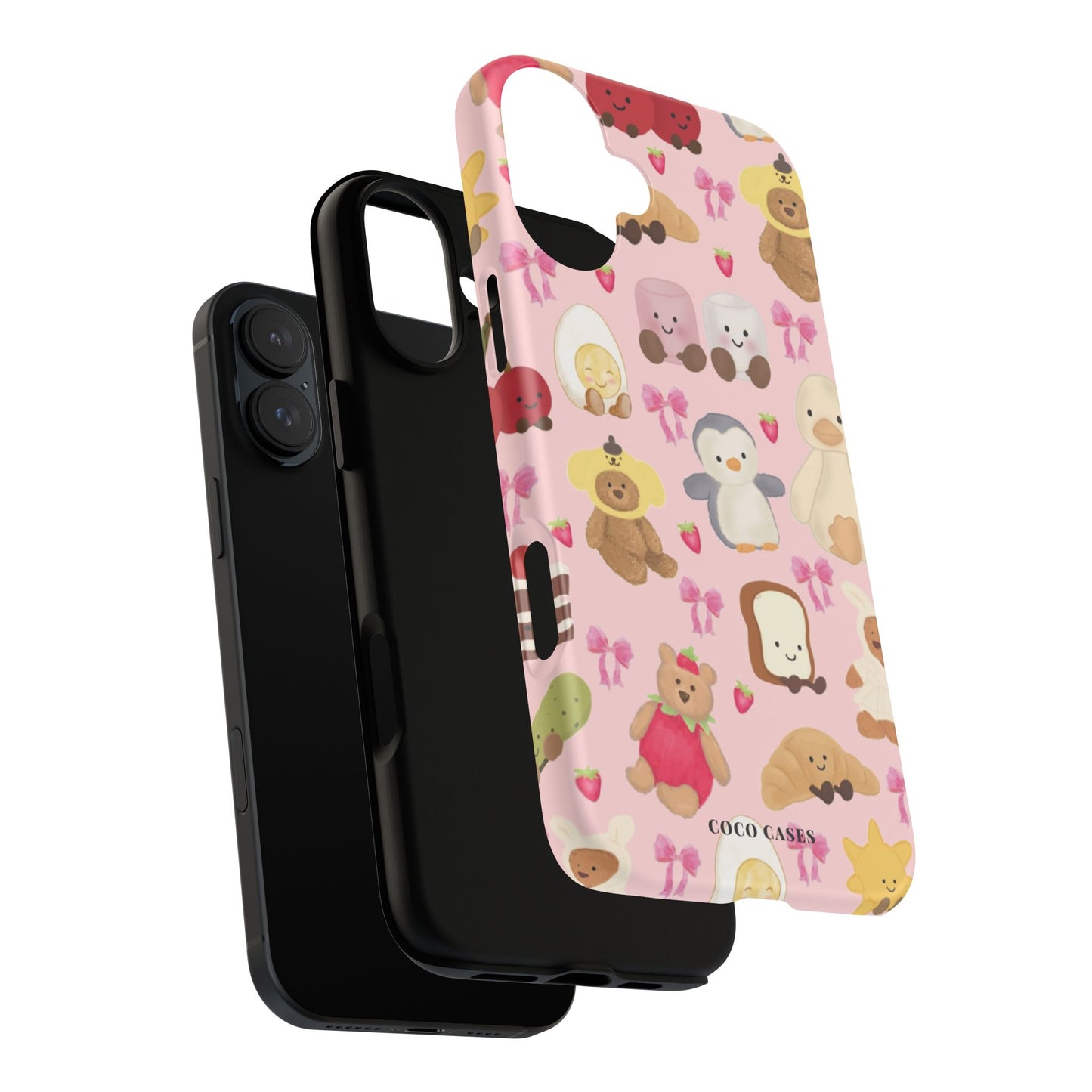 Pink Teddies iPhone Case