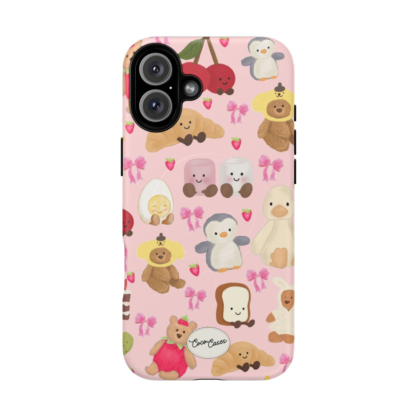 Strawberry Teddies Magsafe iPhone Case