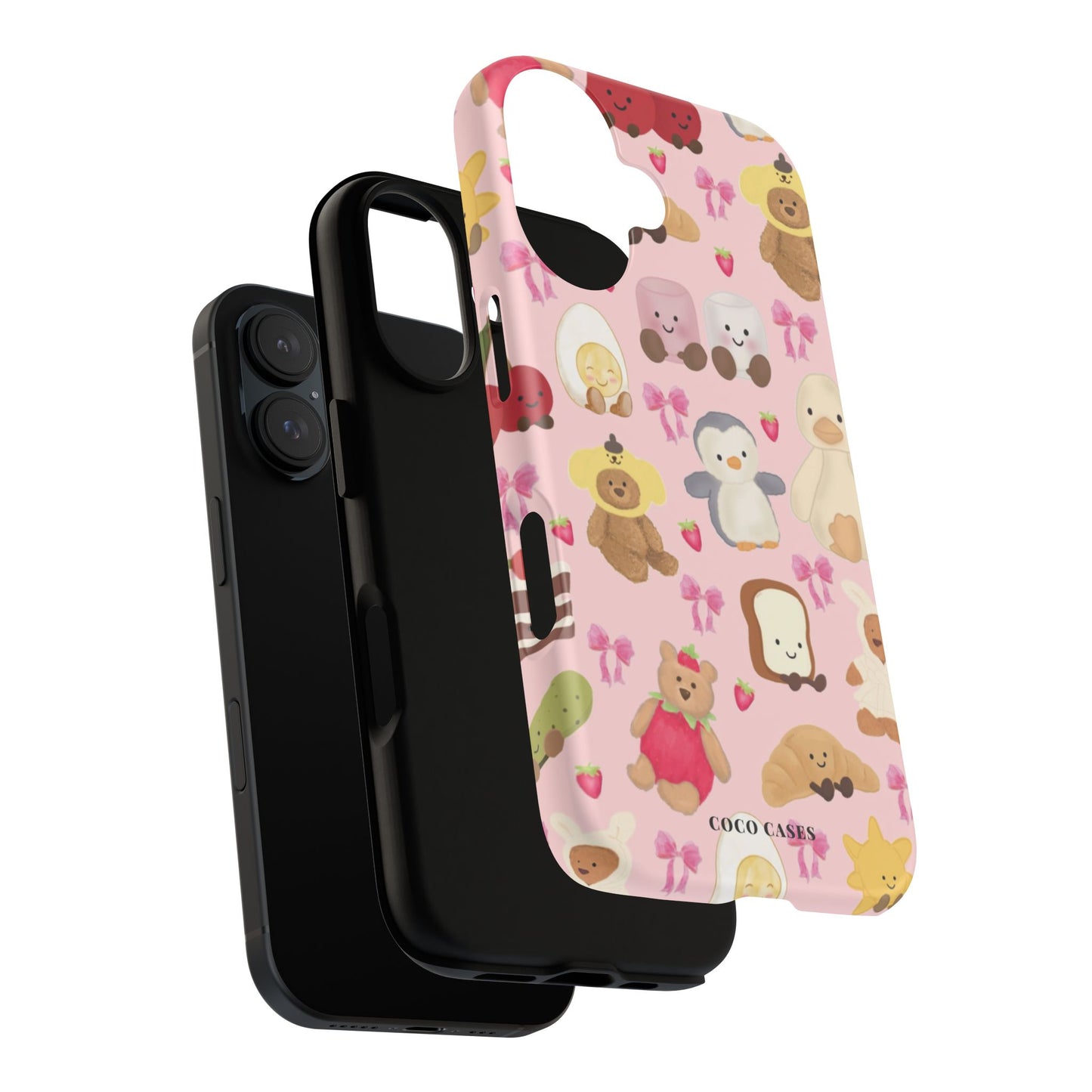 Pink Teddies iPhone Case