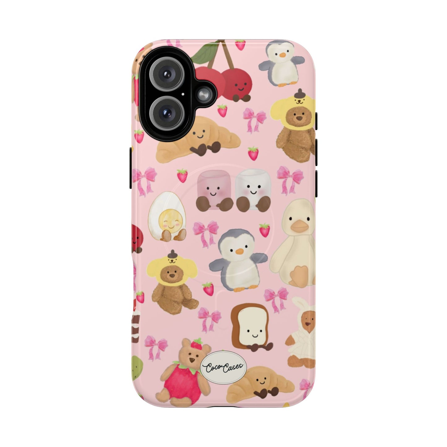 Strawberry Teddies Magsafe iPhone Case