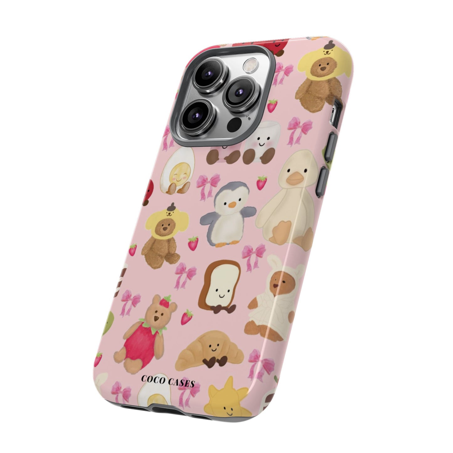 Pink Teddies iPhone Case