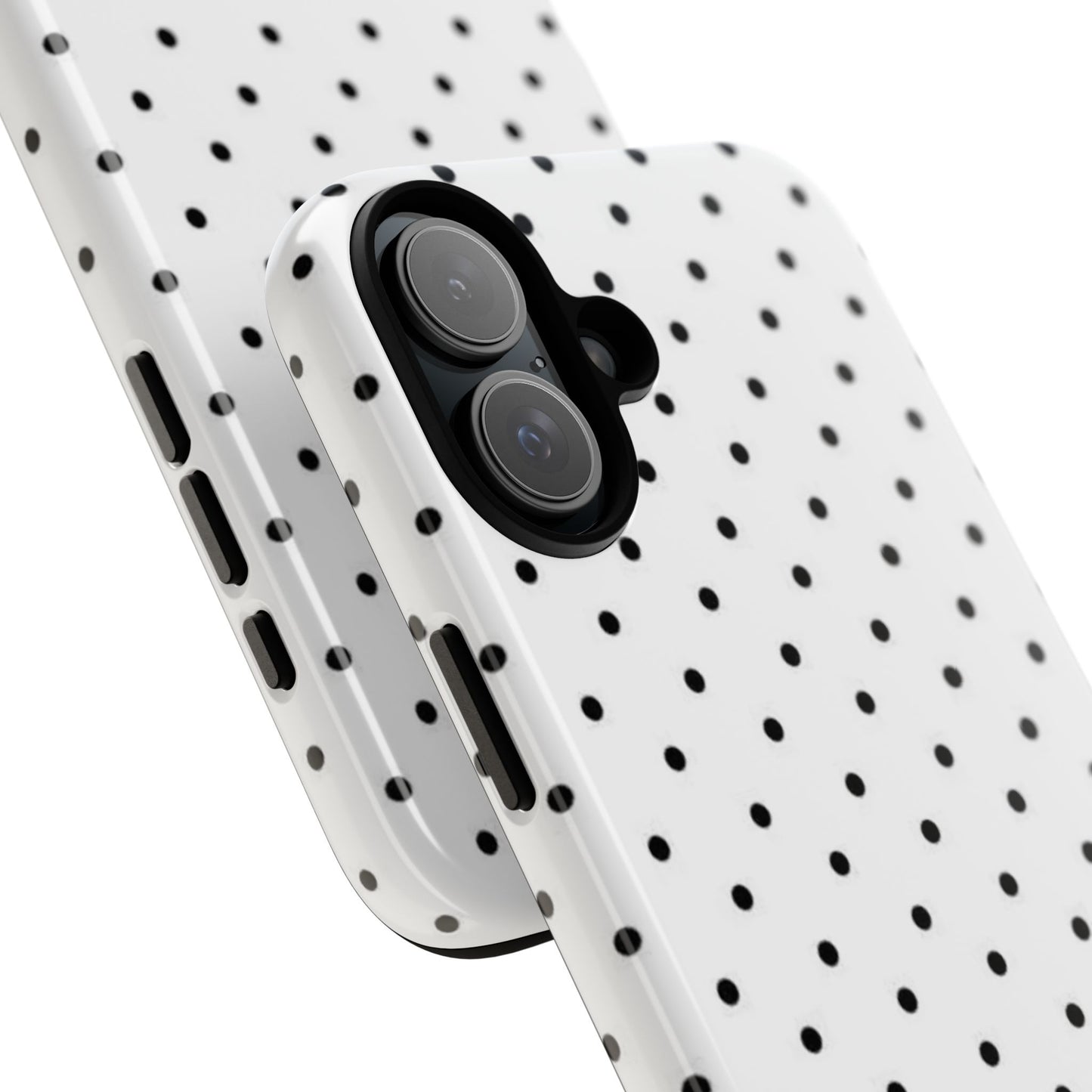 White Polka Dot iPhone Case