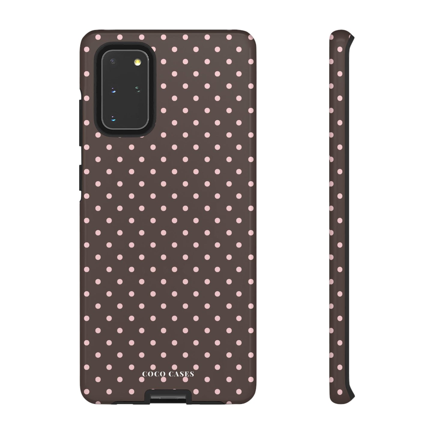 Brown Polka Dot Samsung Case