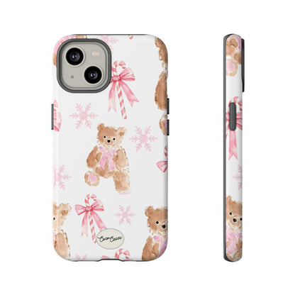 Blush Noel Bear iPhone Case