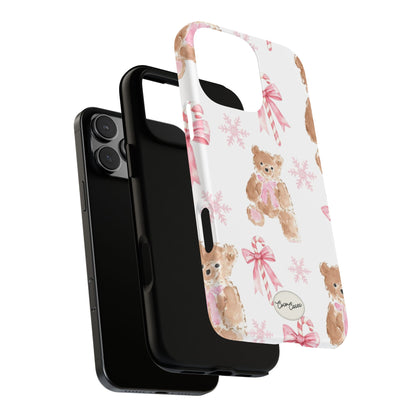 Blush Noel Bear iPhone Case