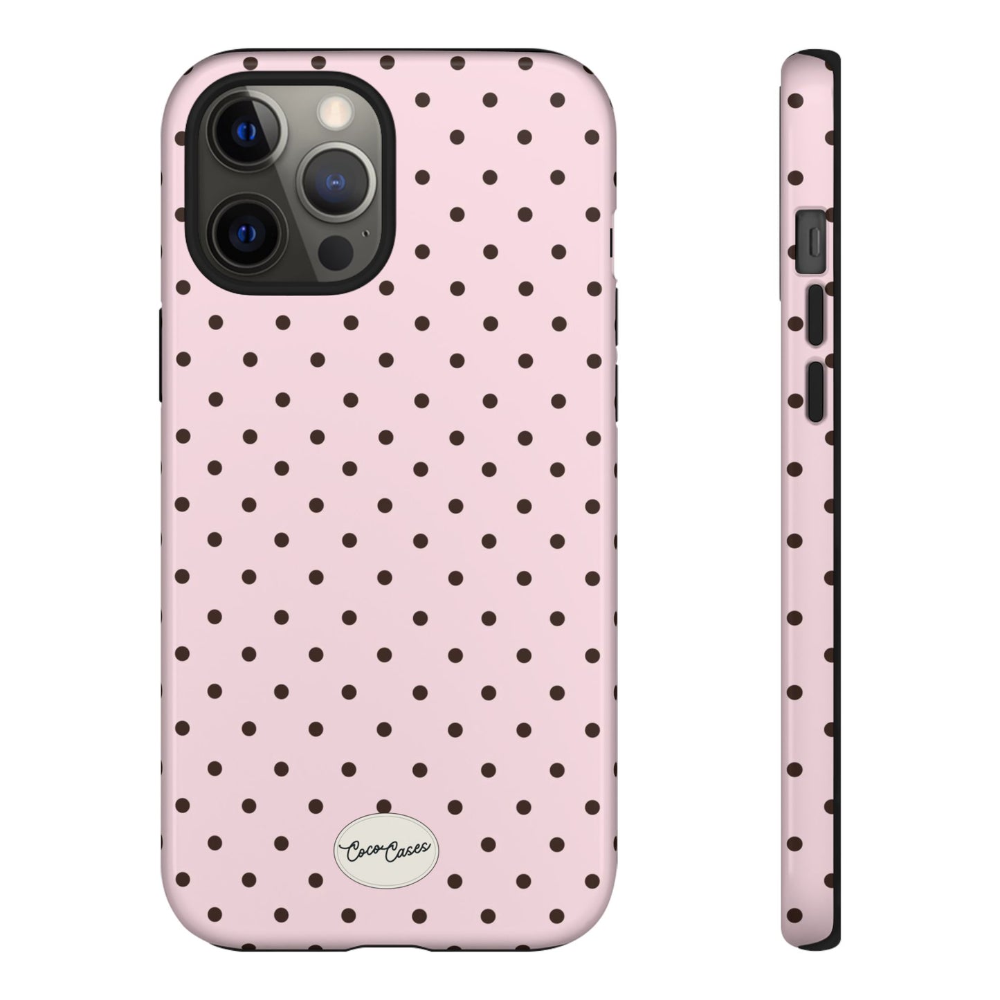 Pink Polka Dot iPhone Case