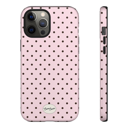 Pink Polka Dot iPhone Case
