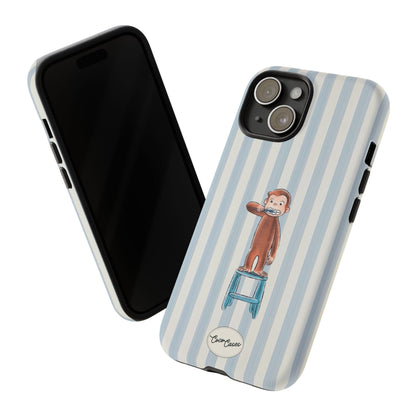 Striped Monkey iPhone Case