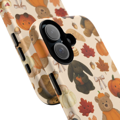 Autumn Teddies iPhone Case