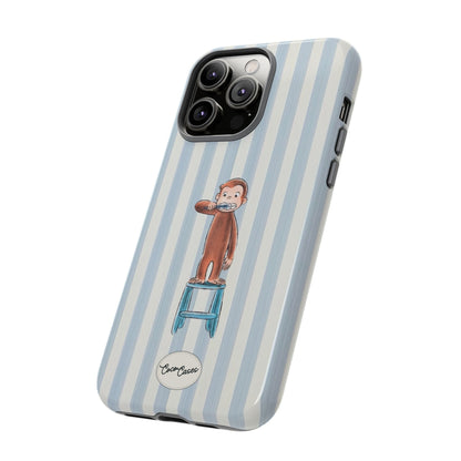 Striped Monkey iPhone Case