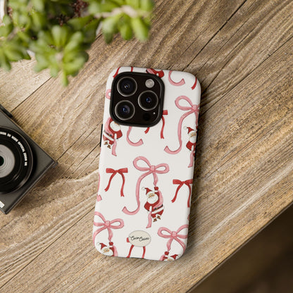 Santa’s Bow Ride iPhone Case