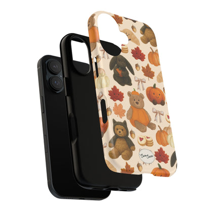 Autumn Teddies iPhone Case