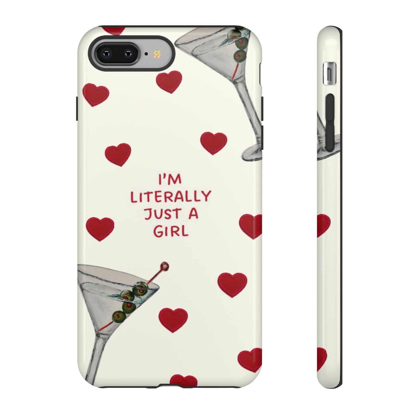 Literally A Girl iPhone Case