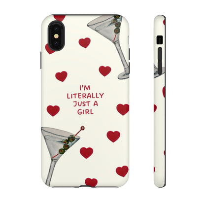 Literally A Girl iPhone Case