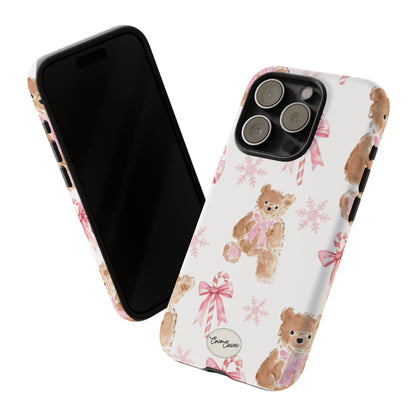 Blush Noel Bear iPhone Case