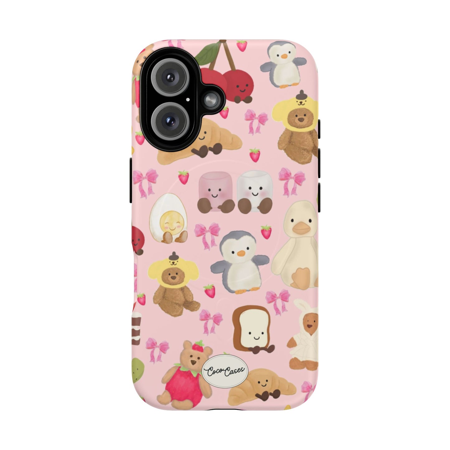 Strawberry Teddies Magsafe iPhone Case