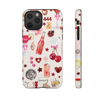 Pink Clutter iPhone Case