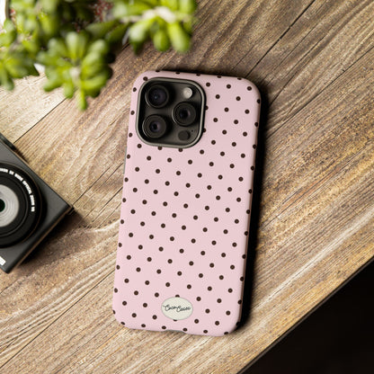 Pink Polka Dot iPhone Case