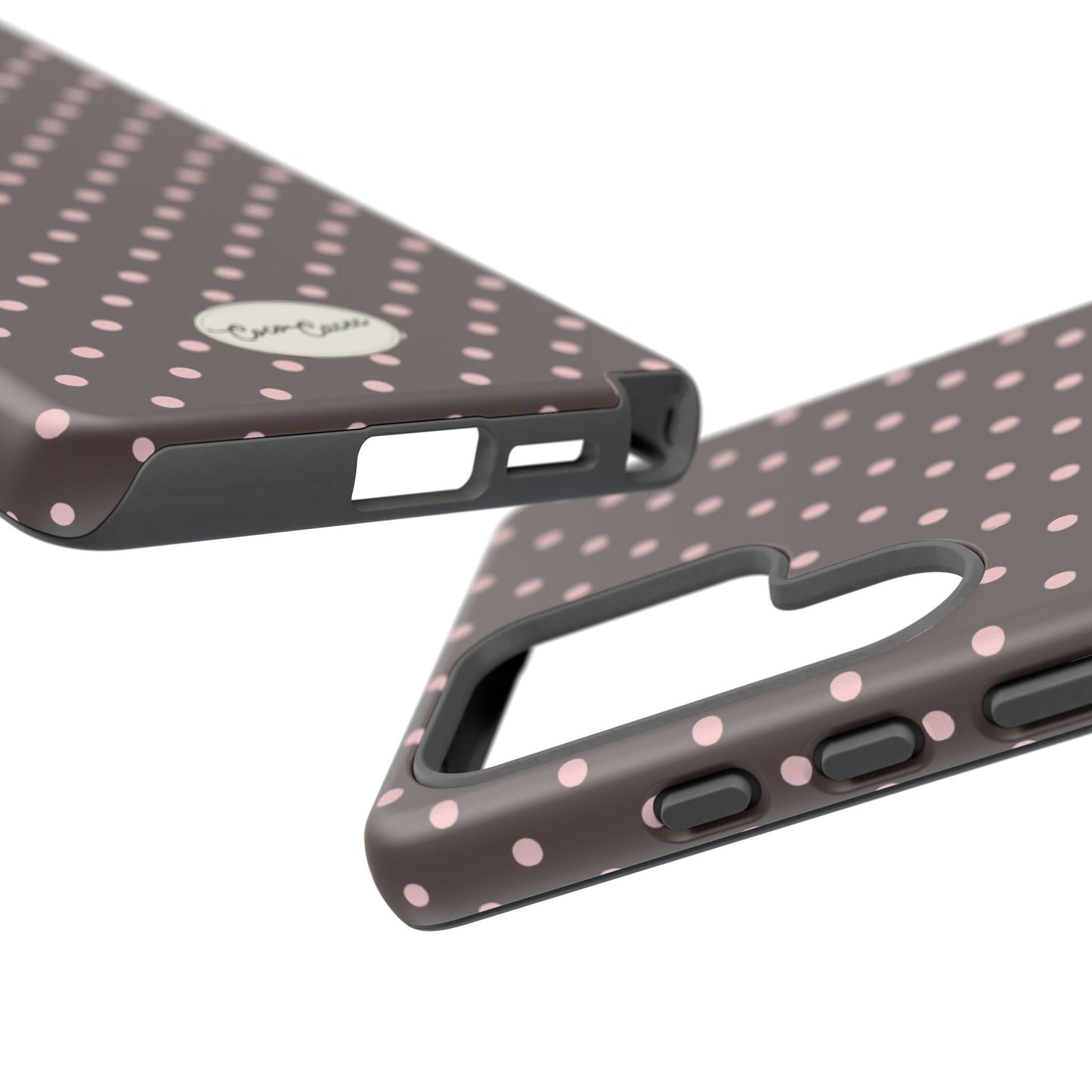 Brown Polka Dot Samsung Case