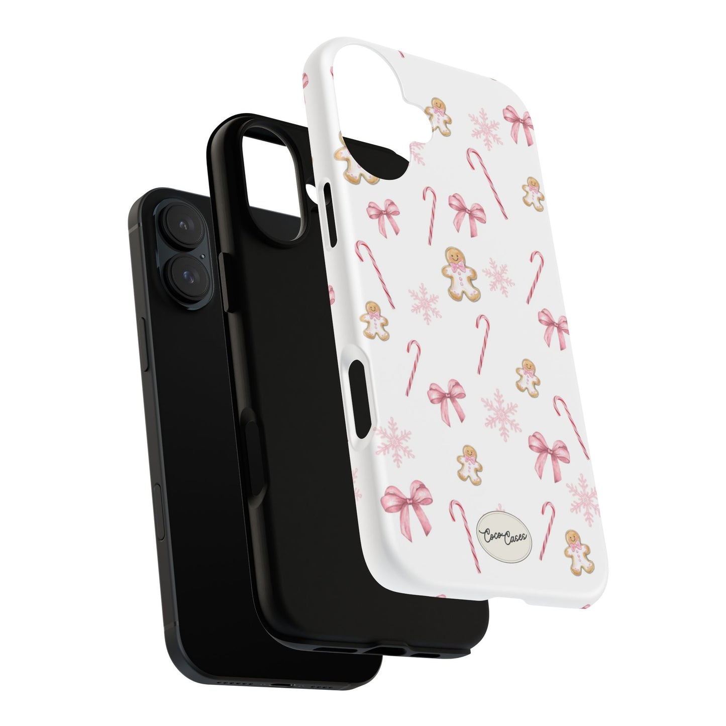 Pink Christmas iPhone Case