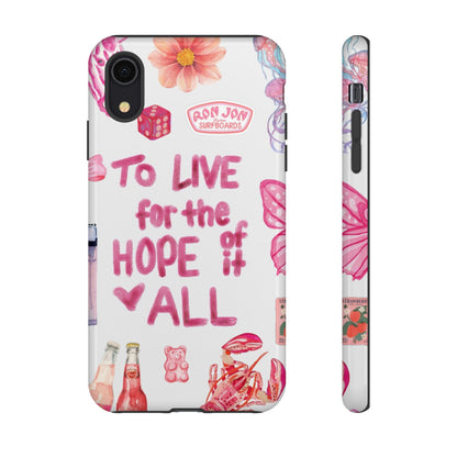 to live for the hope of it all iPhone Case