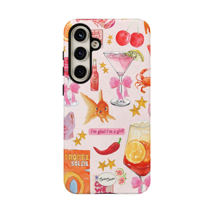 I'm glad I'm a girl Samsung Case