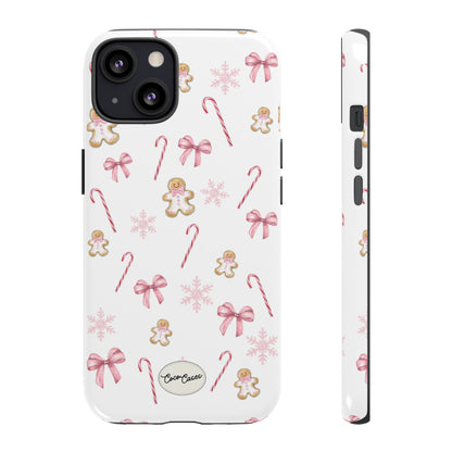 Pink Christmas iPhone Case