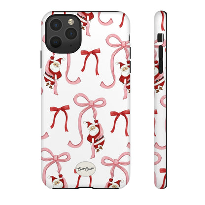 Santa’s Bow Ride iPhone Case