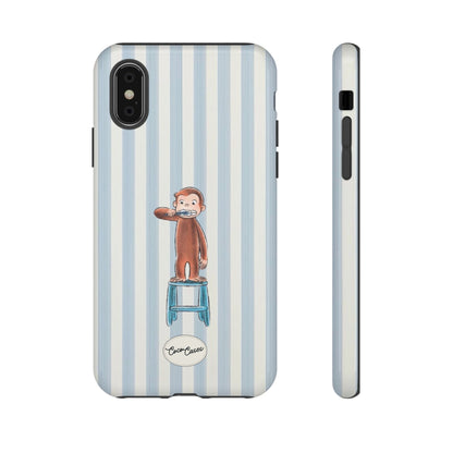 Striped Monkey iPhone Case