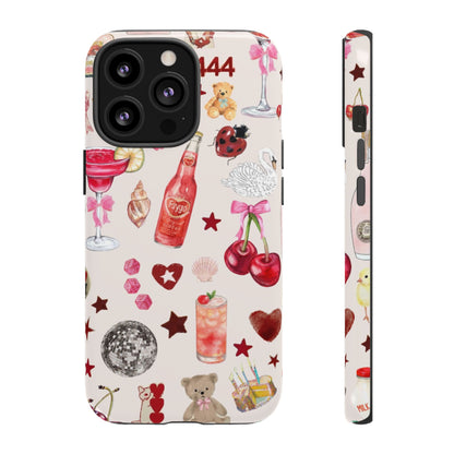 Pink Clutter iPhone Case