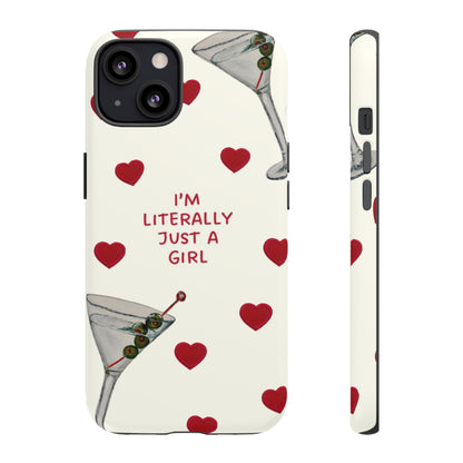 Literally A Girl iPhone Case