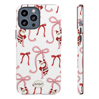 Santa’s Bow Ride iPhone Case